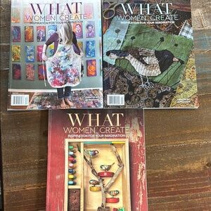 What Women Create Magazine Set